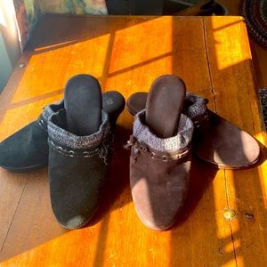 Casual Suede Mules size 8 1/2 Wide